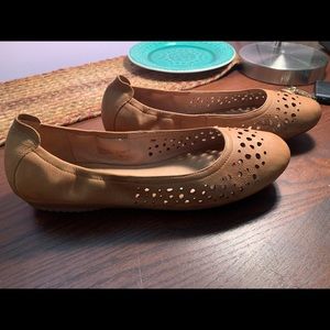 Tan Leather Flats